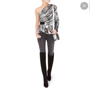 Carven Sequin Top